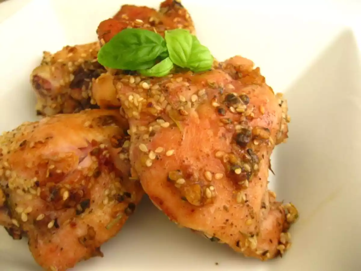 Coscia di pollo  disossato più contorno